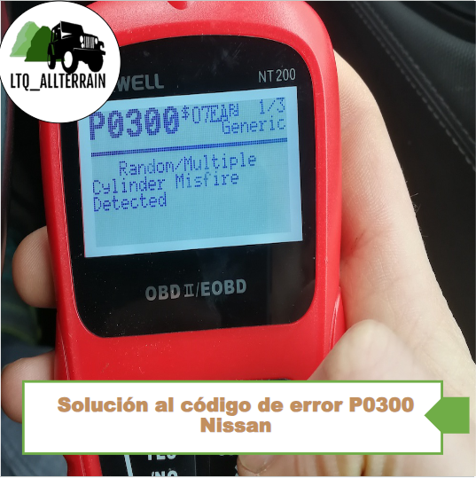 Solución al código de error P0300 Nissan