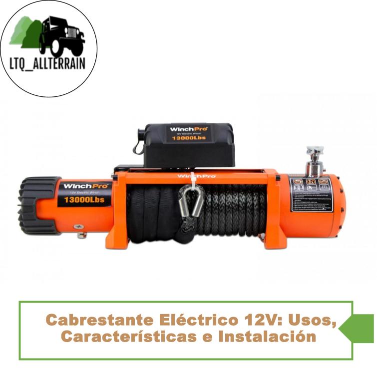 cabrestante eléctrico 12V