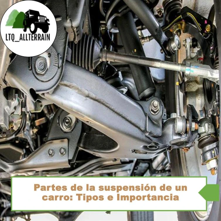 Partes de la suspensión de un carro